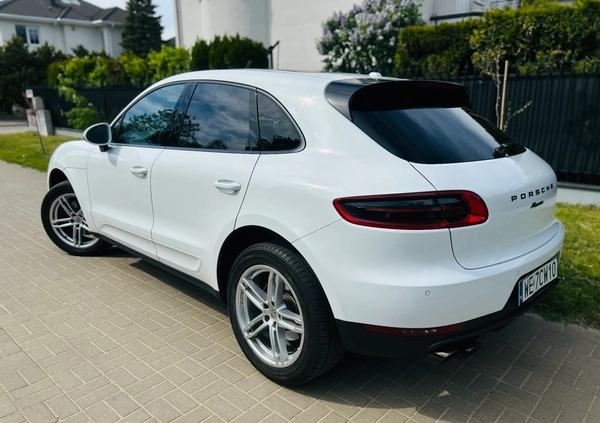 Porsche Macan cena 158500 przebieg: 128000, rok produkcji 2018 z Warszawa małe 191